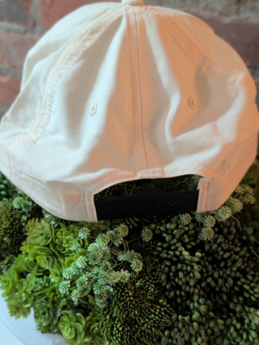 Salty Rodeo Off White Rope-Trim Trucker Hat - Picture 2 of 4